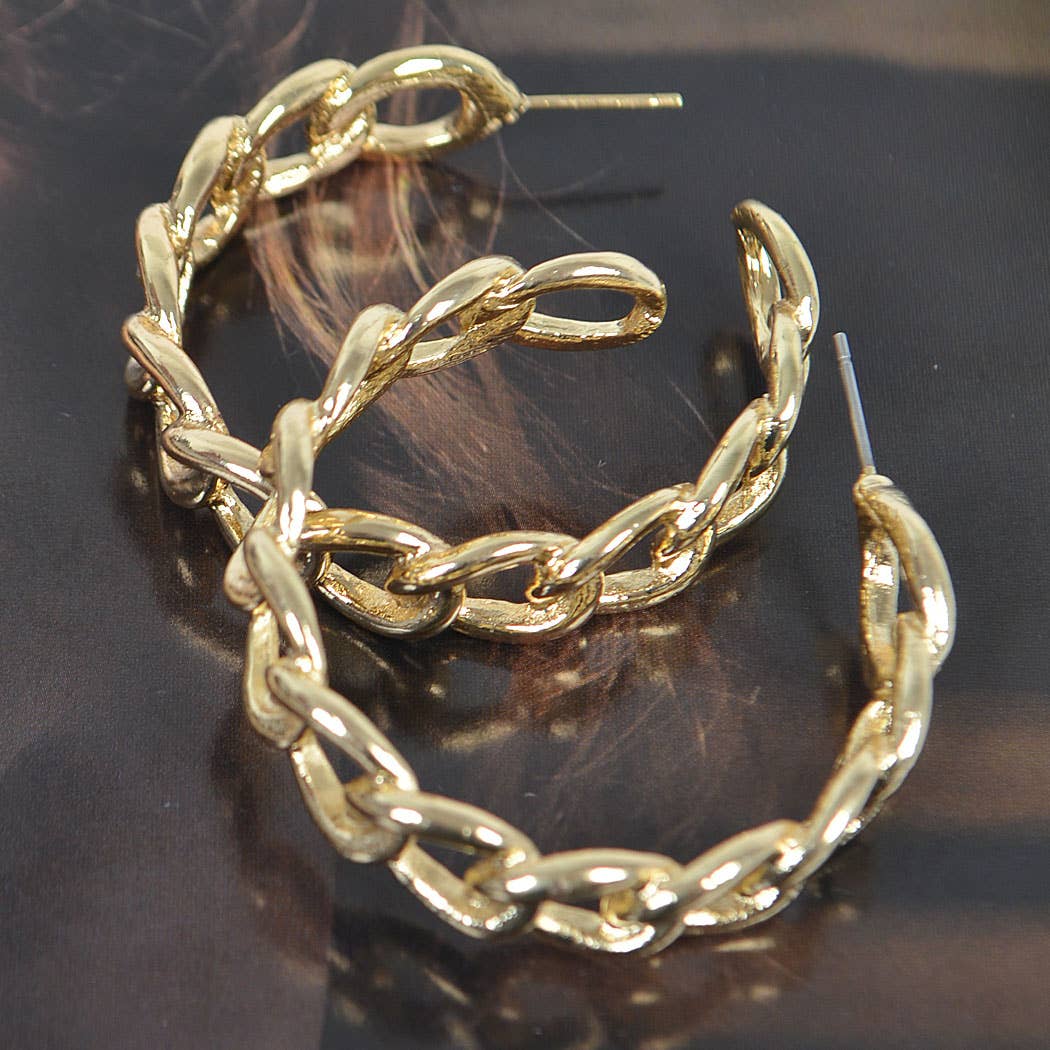 Chain Hoop Earring