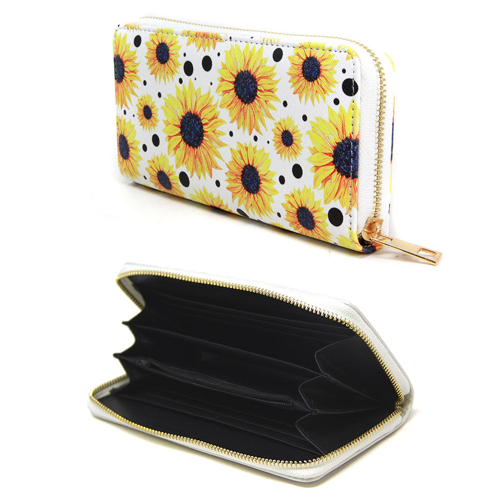 Sunflower Print Long Zi