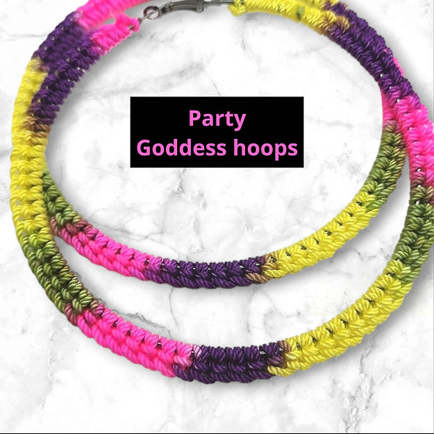 Goddess crochet hoopz