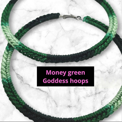 Goddess crochet hoopz